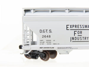 N Scale Atlas 39102 D&TS Detroit & Toledo Shoreline 2-Bay Covered Hopper #2648