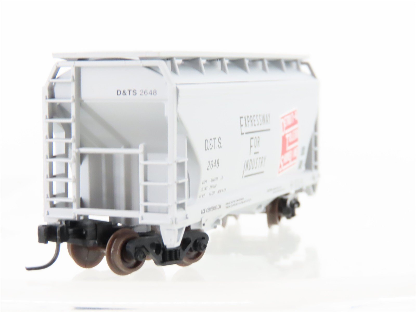 N Scale Atlas 39102 D&TS Detroit & Toledo Shoreline 2-Bay Covered Hopper #2648