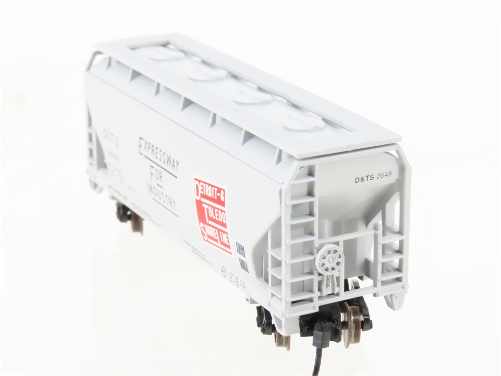 N Scale Atlas 39102 D&TS Detroit & Toledo Shoreline 2-Bay Covered Hopper #2648