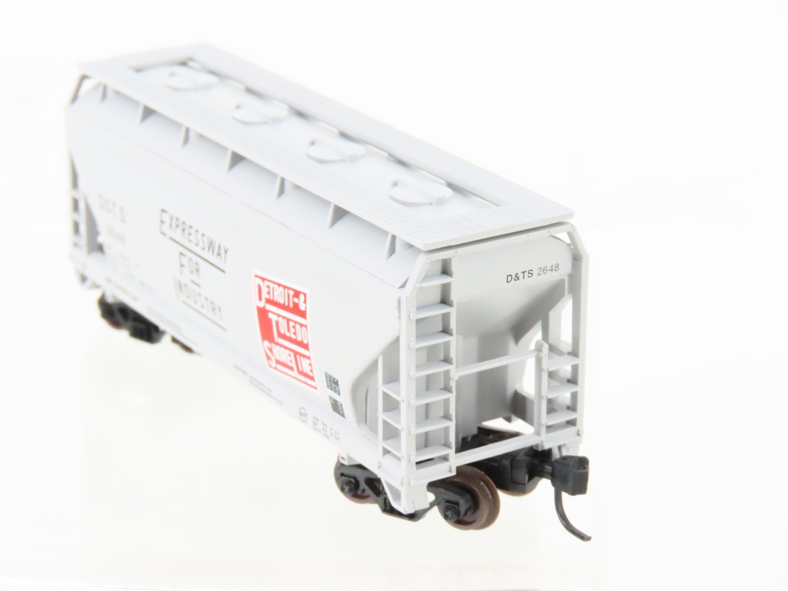 N Scale Atlas 39102 D&TS Detroit & Toledo Shoreline 2-Bay Covered Hopper #2648