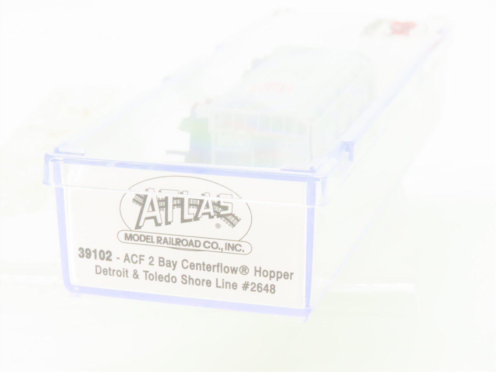 N Scale Atlas 39102 D&TS Detroit & Toledo Shoreline 2-Bay Covered Hopper #2648