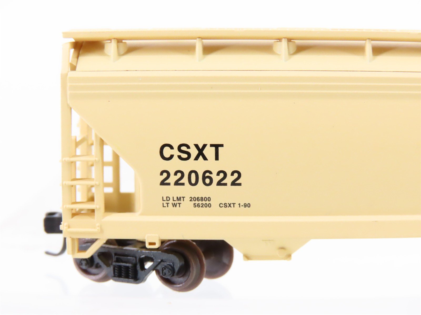 N Scale Atlas 39163 CSXT 2-Bay Covered Hopper #220622