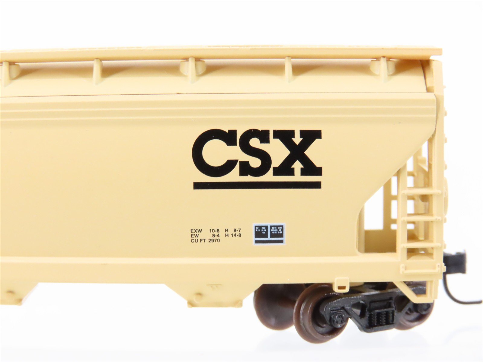 N Scale Atlas 39163 CSXT 2-Bay Covered Hopper #220622