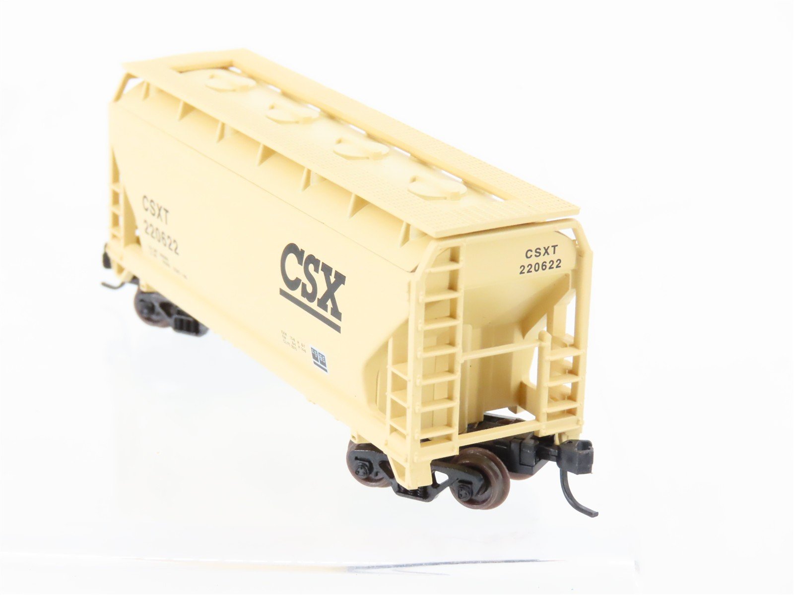N Scale Atlas 39163 CSXT 2-Bay Covered Hopper #220622