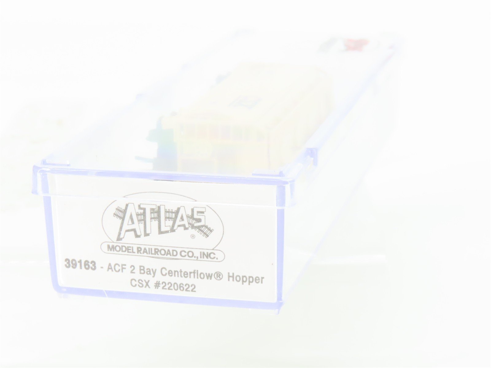 N Scale Atlas 39163 CSXT 2-Bay Covered Hopper #220622