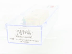N Scale Atlas 39163 CSXT 2-Bay Covered Hopper #220622