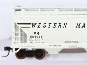 N Scale Atlas 39262 WM Western Pacific 2-Bay Centerflow Hopper #604953
