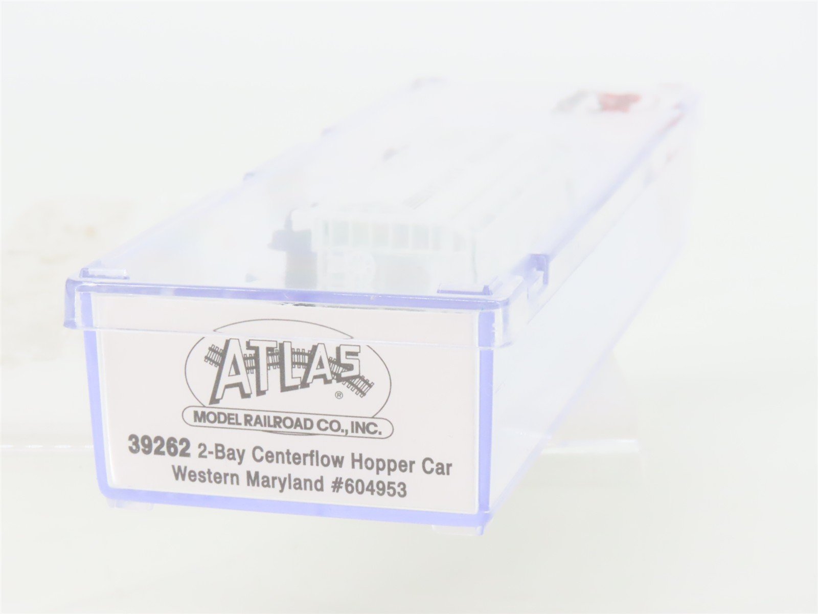N Scale Atlas 39262 WM Western Pacific 2-Bay Centerflow Hopper #604953