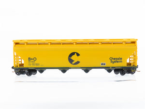 N Scale Atlas 3957 B&O Chessie System 4-Bay Covered Hopper #601824