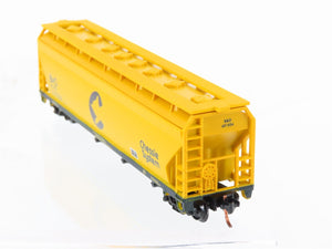 N Scale Atlas 3957 B&O Chessie System 4-Bay Covered Hopper #601824