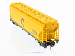 N Scale Atlas 3957 B&O Chessie System 4-Bay Covered Hopper #601824