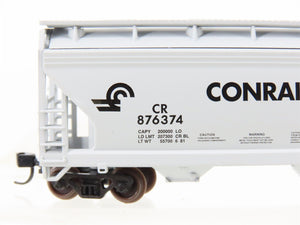 N Scale Atlas 39143 CR Conrail 2-Bay Covered Centerflow Hopper #876374
