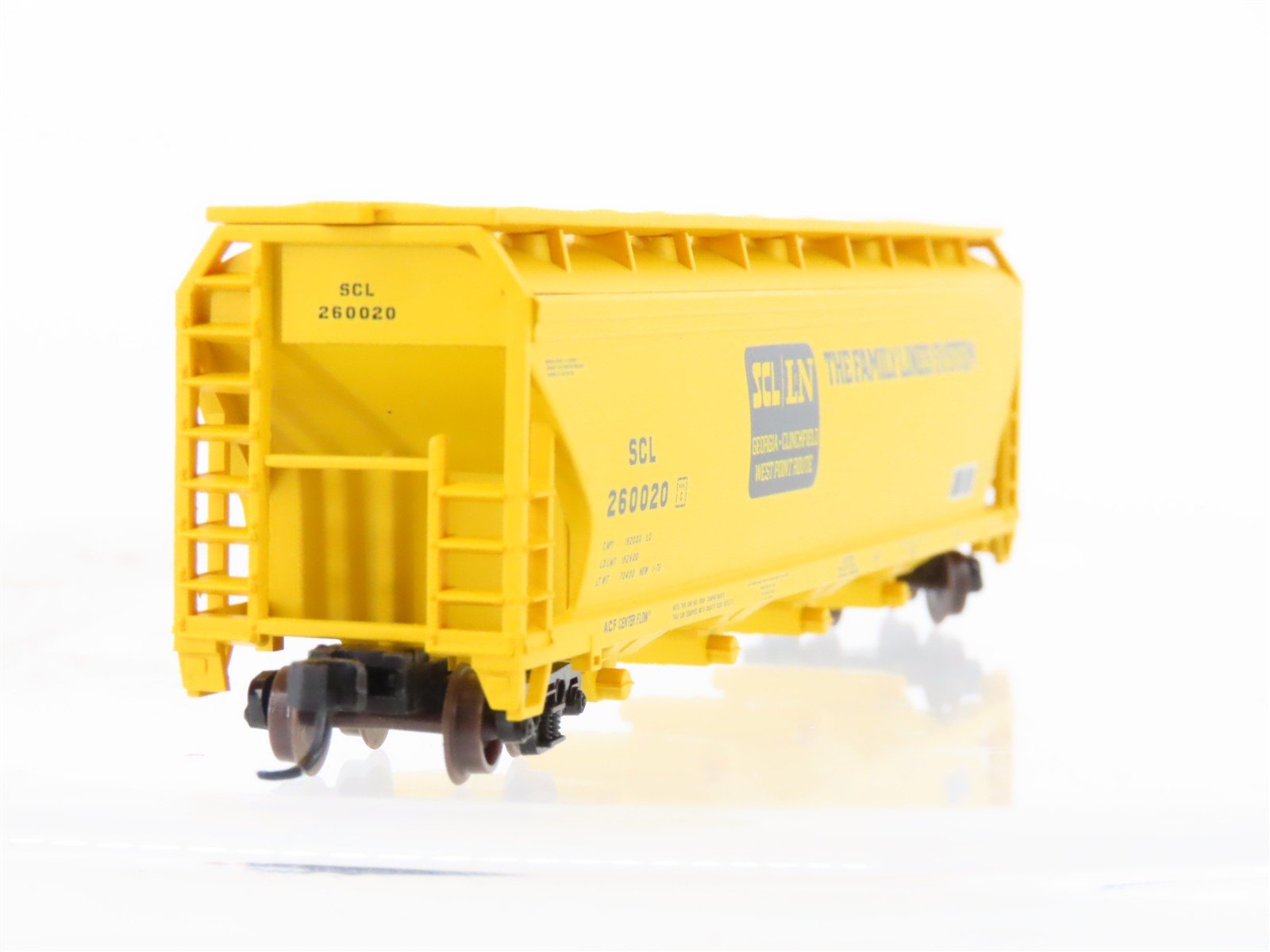 N Scale Atlas 39671 SCL/L&N Family Lines System 4-Bay Covered Hopper #260020