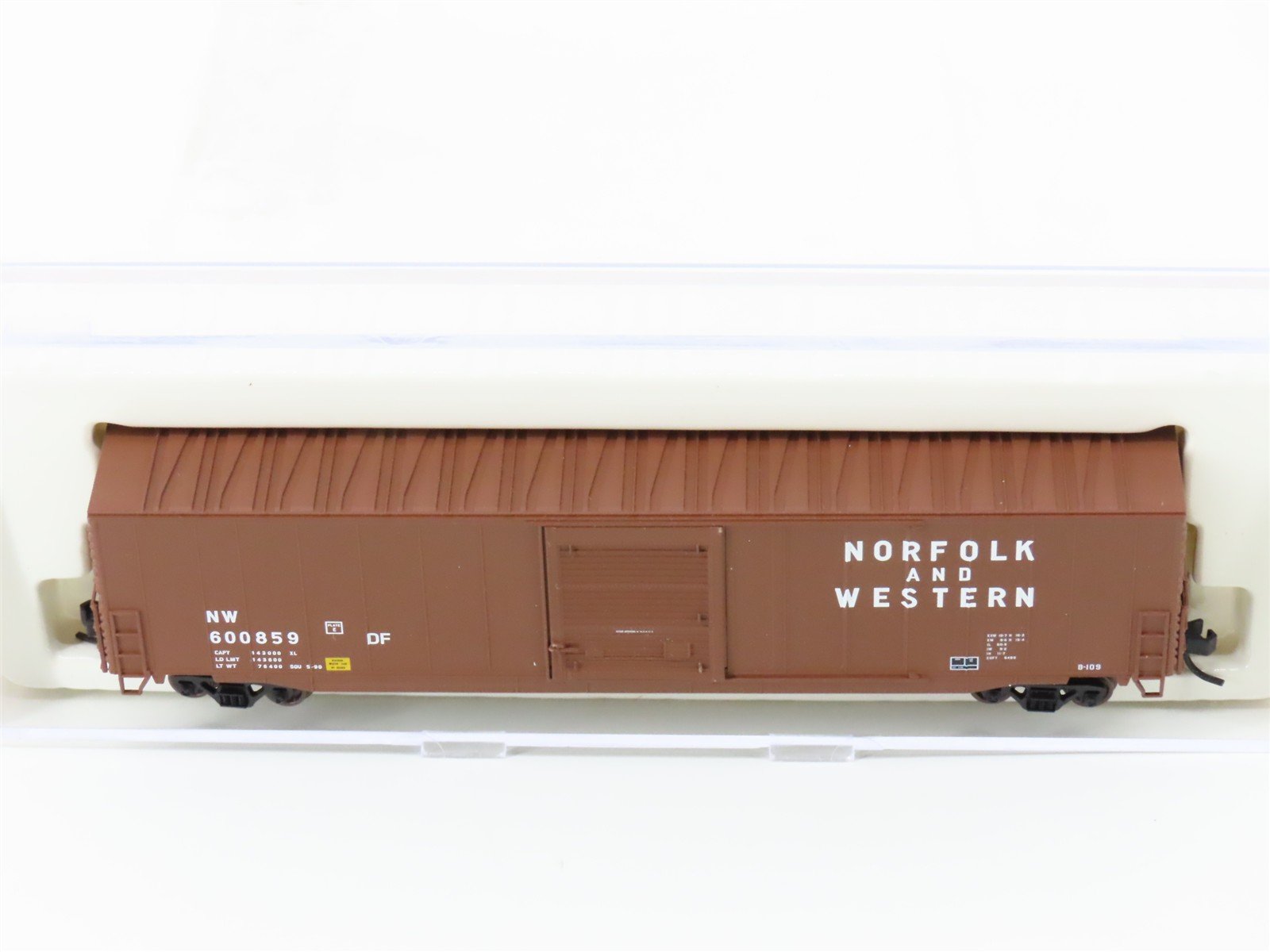 N Scale Atlas 37371 NW Norfolk & Western 60' Single Door Box Car #600859