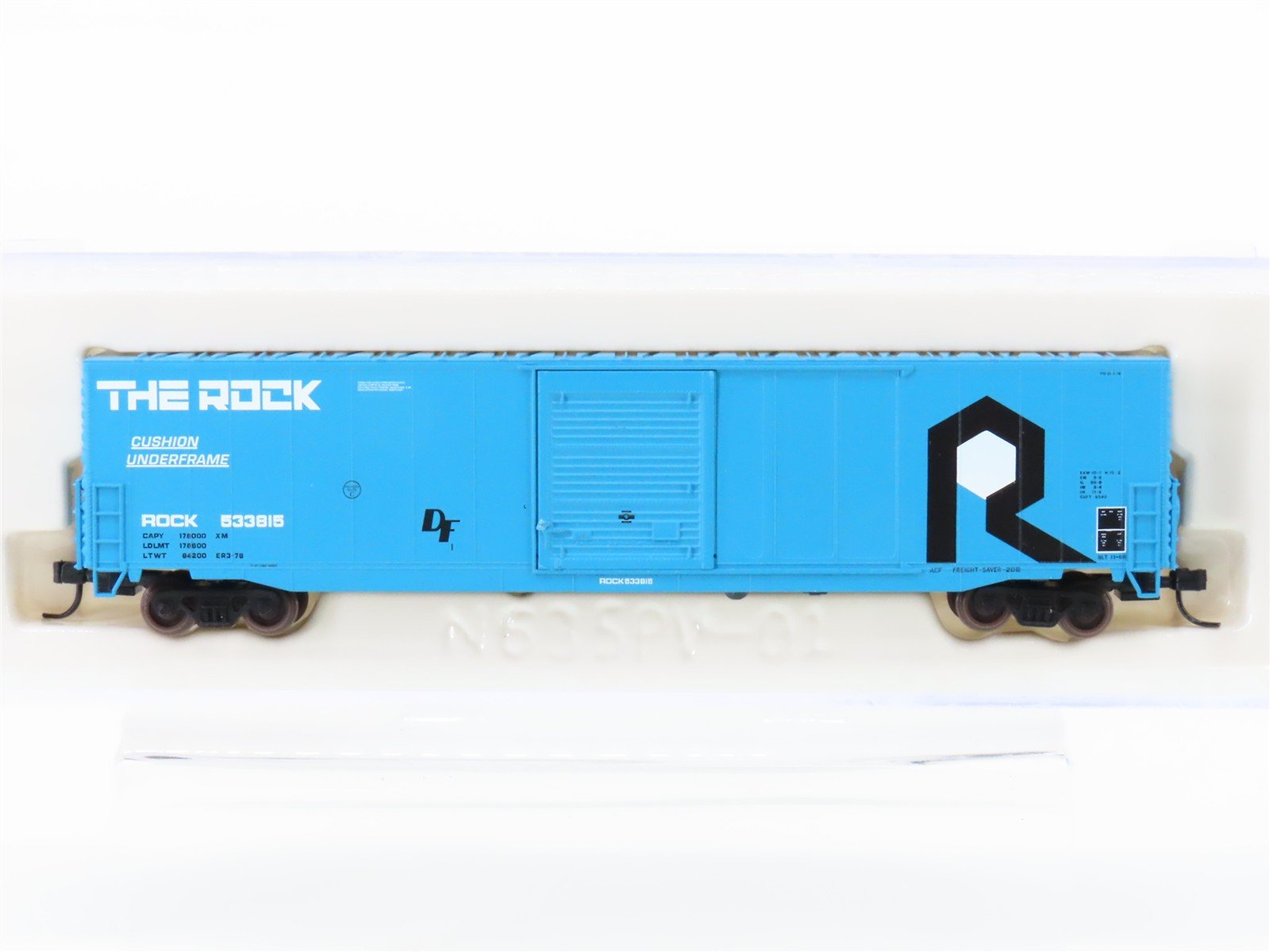 N Scale Atlas 37322 ROCK Rock Island 60' Single Door Auto Parts Box Car #533815