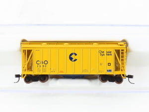 N Scale Atlas Trainman 38775A C&O Chessie System 40' Airslide Hopper #2352
