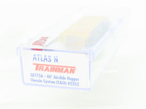 N Scale Atlas Trainman 38775A C&O Chessie System 40' Airslide Hopper #2352