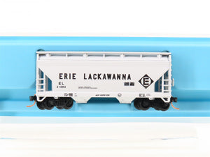N Scale Atlas 3902 EL Erie Lackawanna 2-Bay Covered Centerflow Hopper #21393