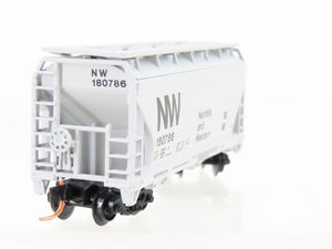 N Scale Atlas 3907 NW Norfolk & Western 2-Bay Centerflow Covered Hopper #180786