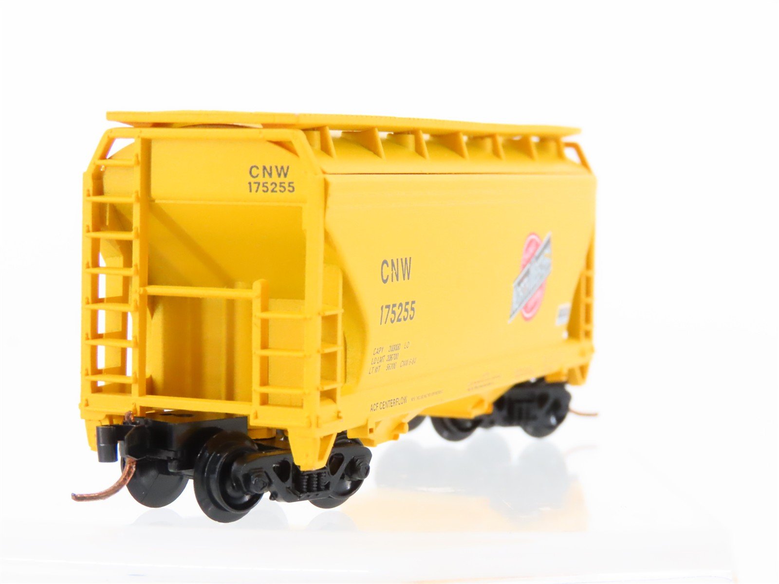 N Scale Atlas 3913 CNW Chicago North Western 2-Bay Centerflow Hopper #175255