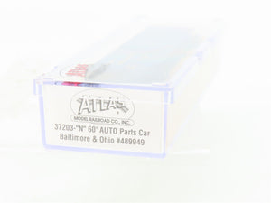 N Scale Atlas 37203 B&O Baltimore & Ohio Railroad 60' Auto Parts Box Car #489949