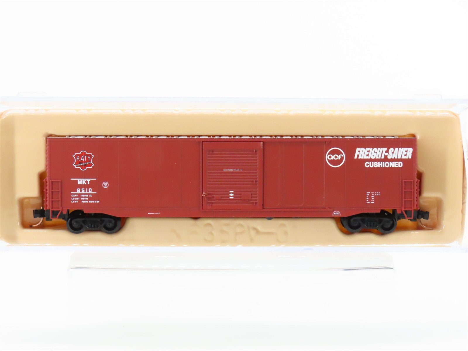 N Scale Atlas 37231 MKT Katy 60' Auto Parts Single Door Box Car #8510