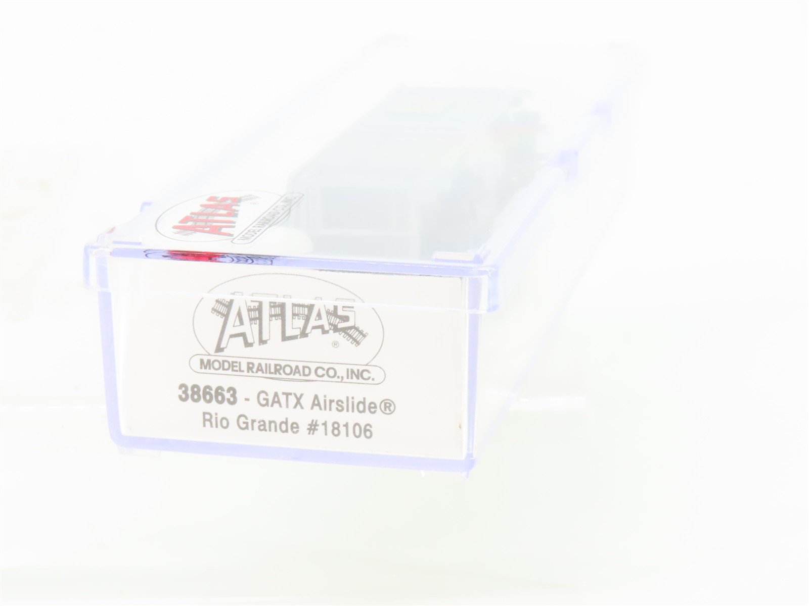 N Scale Atlas 38663 D&RGW Rio Grande GATX Airslide Covered Hopper #18106