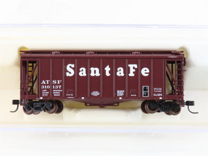 N Scale Atlas 38672 ATSF Santa Fe Railroad GATX Airslide Covered Hopper #310137