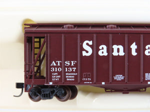 N Scale Atlas 38672 ATSF Santa Fe Railroad GATX Airslide Covered Hopper #310137