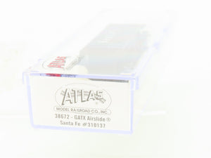 N Scale Atlas 38672 ATSF Santa Fe Railroad GATX Airslide Covered Hopper #310137