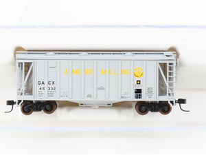 N Scale Atlas 38681 GACX Amber Milling GATX Airslide Covered Hopper #45332
