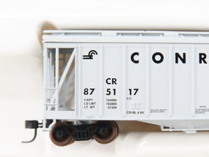N Scale Atlas 38611 CR Conrail Railroad GATX Airside Covered Hopper #875117