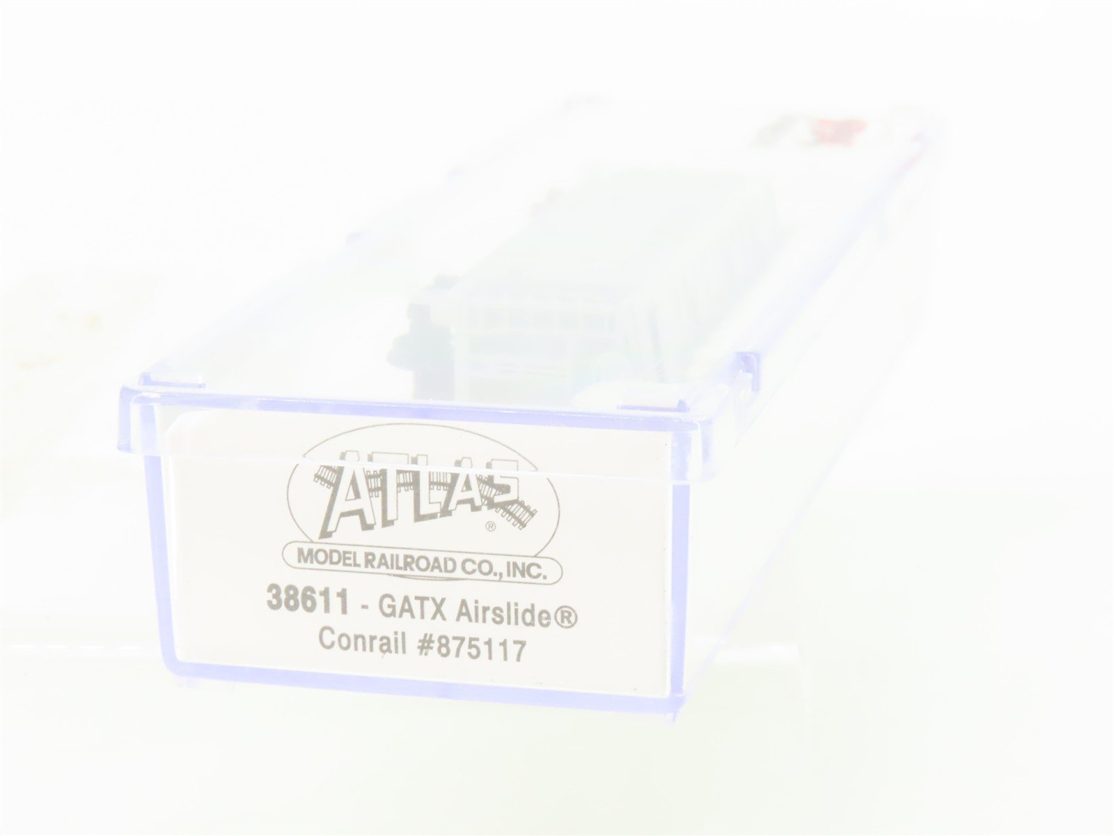 N Scale Atlas 38611 CR Conrail Railroad GATX Airside Covered Hopper #875117