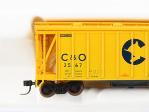 N Scale Atlas 38712 C&O Chessie System GATX Airslide Covered Hopper #2567