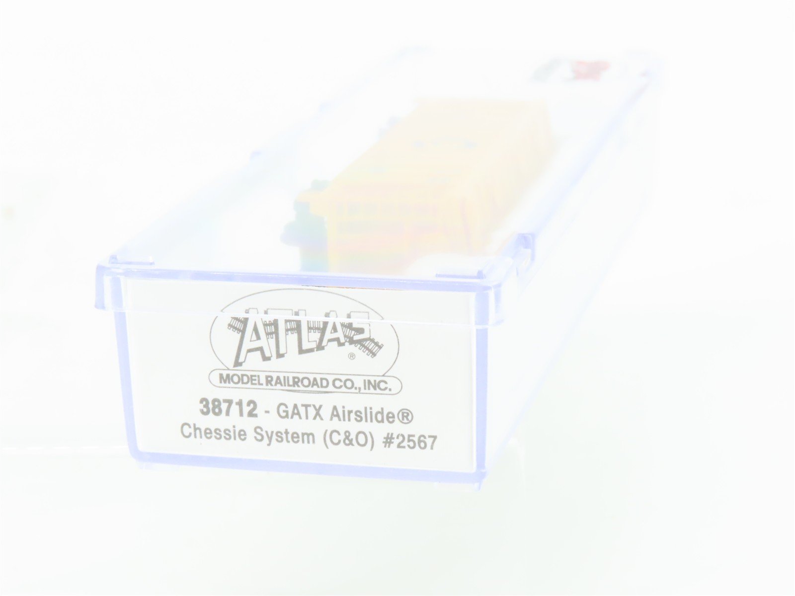 N Scale Atlas 38712 C&O Chessie System GATX Airslide Covered Hopper #2567