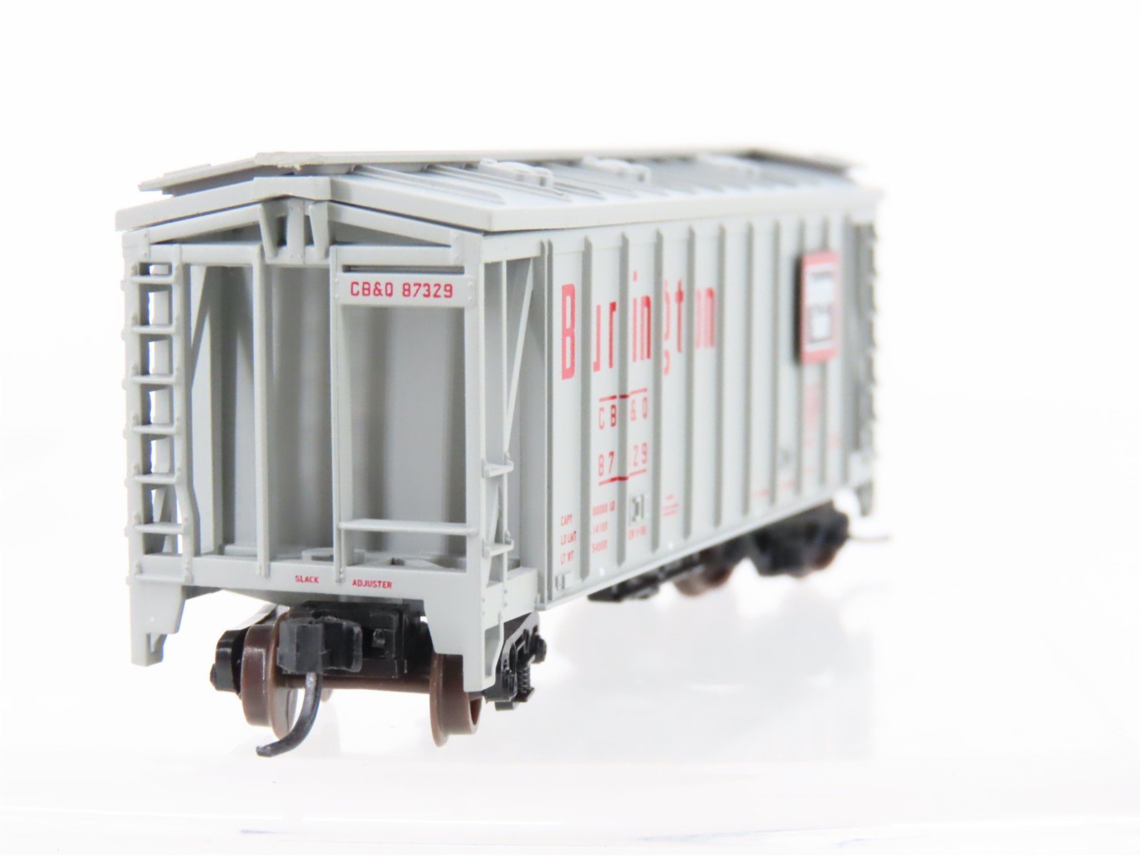 N Scale Atlas 38701 CB&Q Burlington Route GATX Airslide Covered Hopper #87329