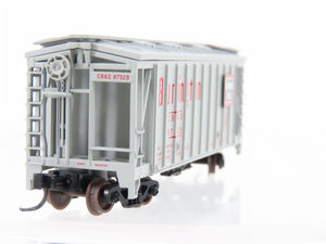 N Scale Atlas 38701 CB&Q Burlington Route GATX Airslide Covered Hopper #87329