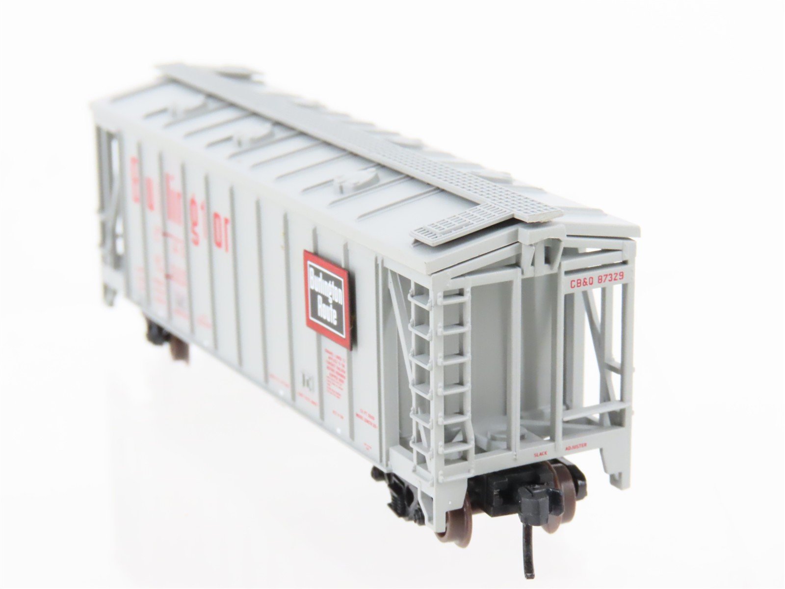 N Scale Atlas 38701 CB&Q Burlington Route GATX Airslide Covered Hopper #87329