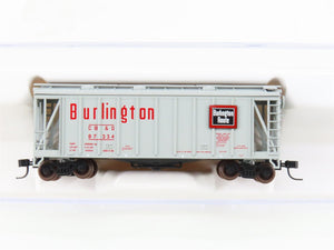 N Scale Atlas 38702 CB&Q Burlington Route GATX Airslide Covered Hopper #87334