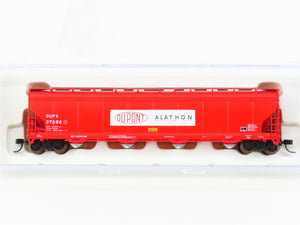 N Scale Atlas 50000013 DUPX Dupont Alathon 4-Bay Covered Hopper #37280