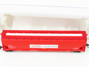 N Scale Atlas 50000012 DUPX Dupont Alathon 4-Bay Covered Hopper #37234