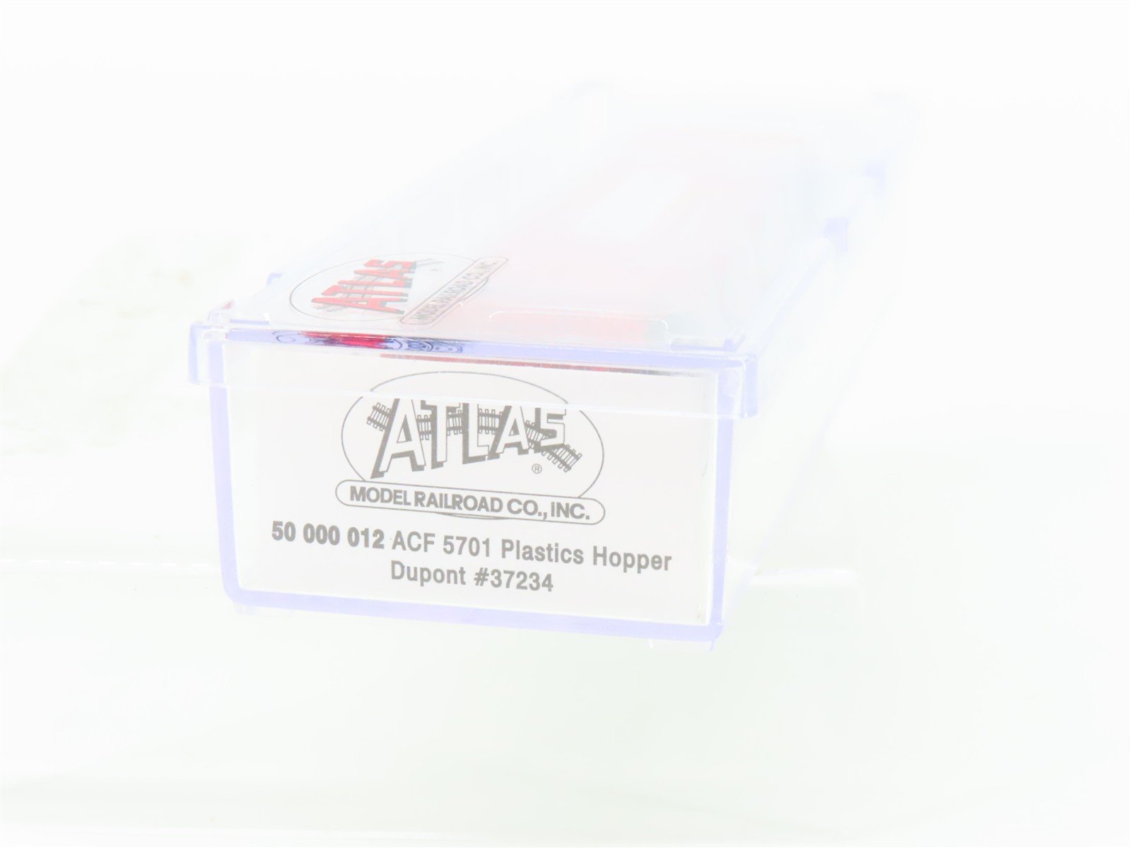 N Scale Atlas 50000012 DUPX Dupont Alathon 4-Bay Covered Hopper #37234