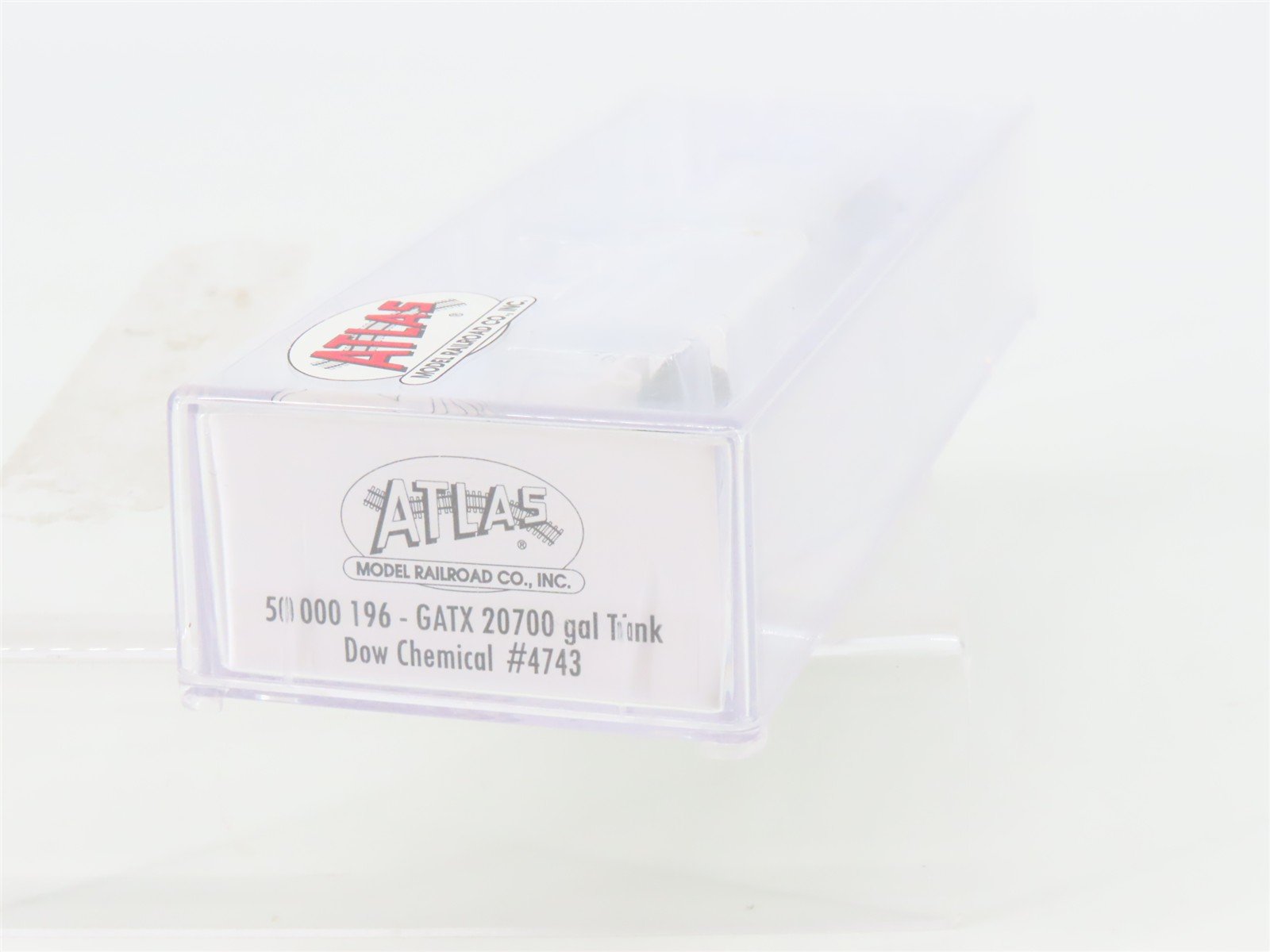 N Scale Atlas 50000196 DOWX Dow Chemical GATX 20,700 Gallon Tank Car #4743