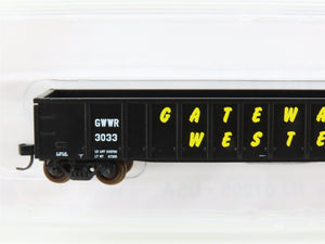 N Scale Atlas 50000387 GWWR Gateway Western Thrall Open Gondola #3033