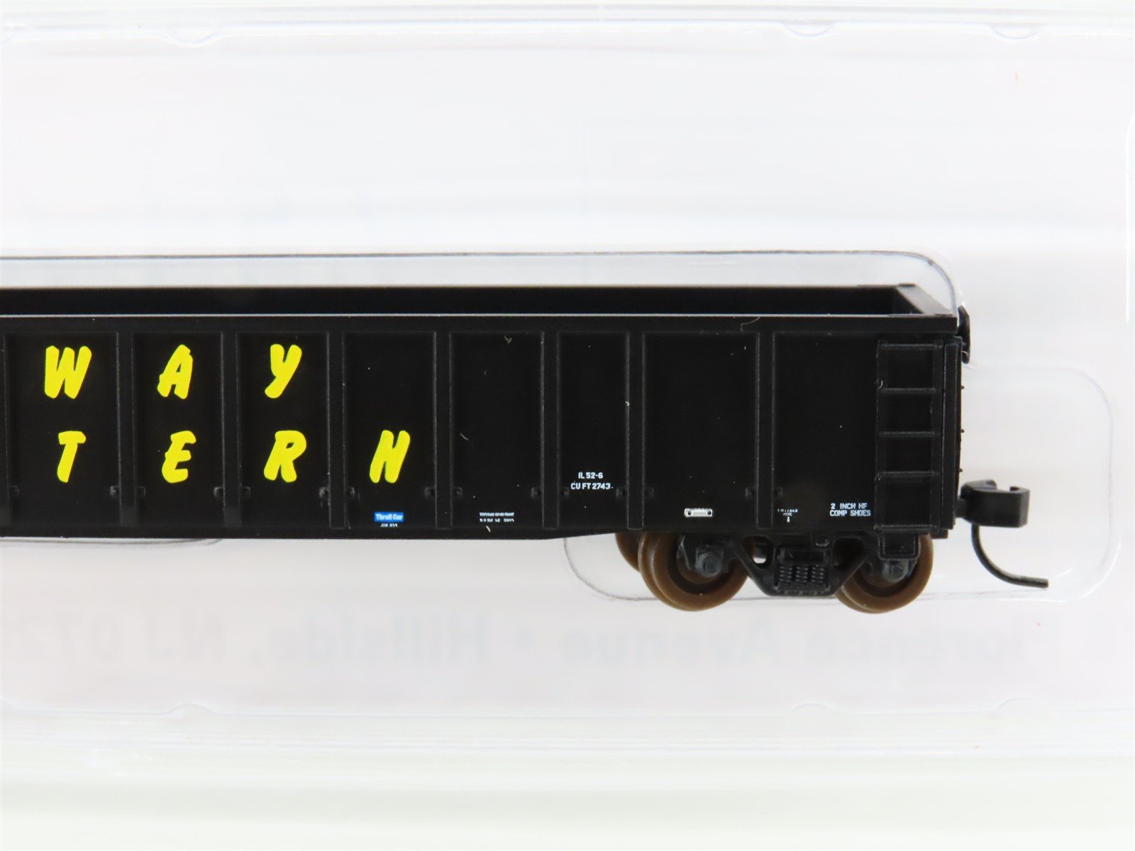 N Scale Atlas 50000387 GWWR Gateway Western Thrall Open Gondola #3033