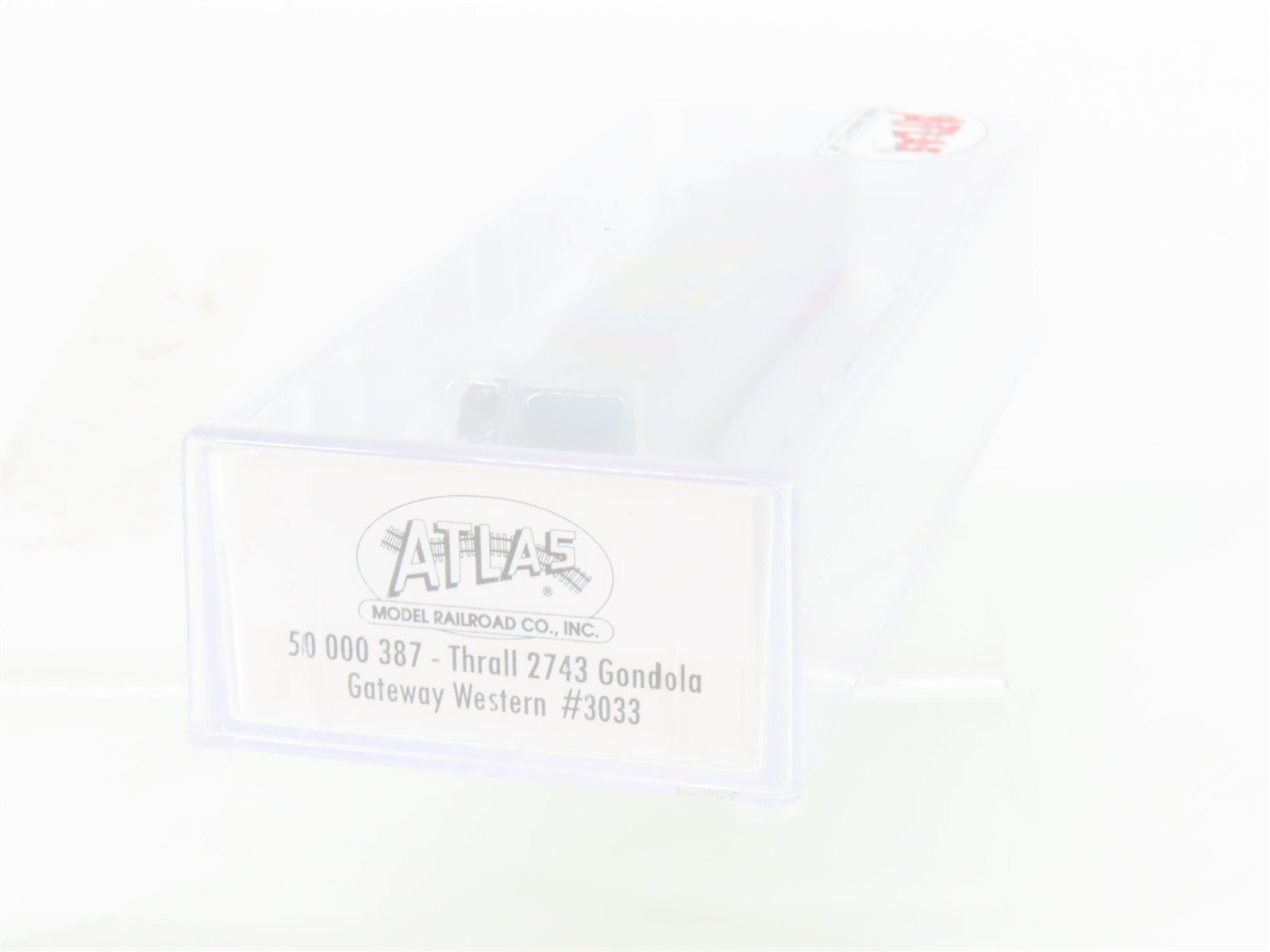 N Scale Atlas 50000387 GWWR Gateway Western Thrall Open Gondola #3033