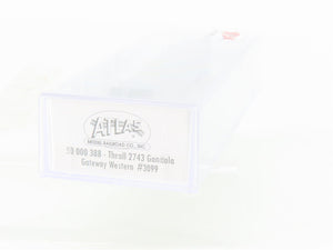 N Scale Atlas 50000388 GWWR Gateway Western Thrall Open Gondola #3099