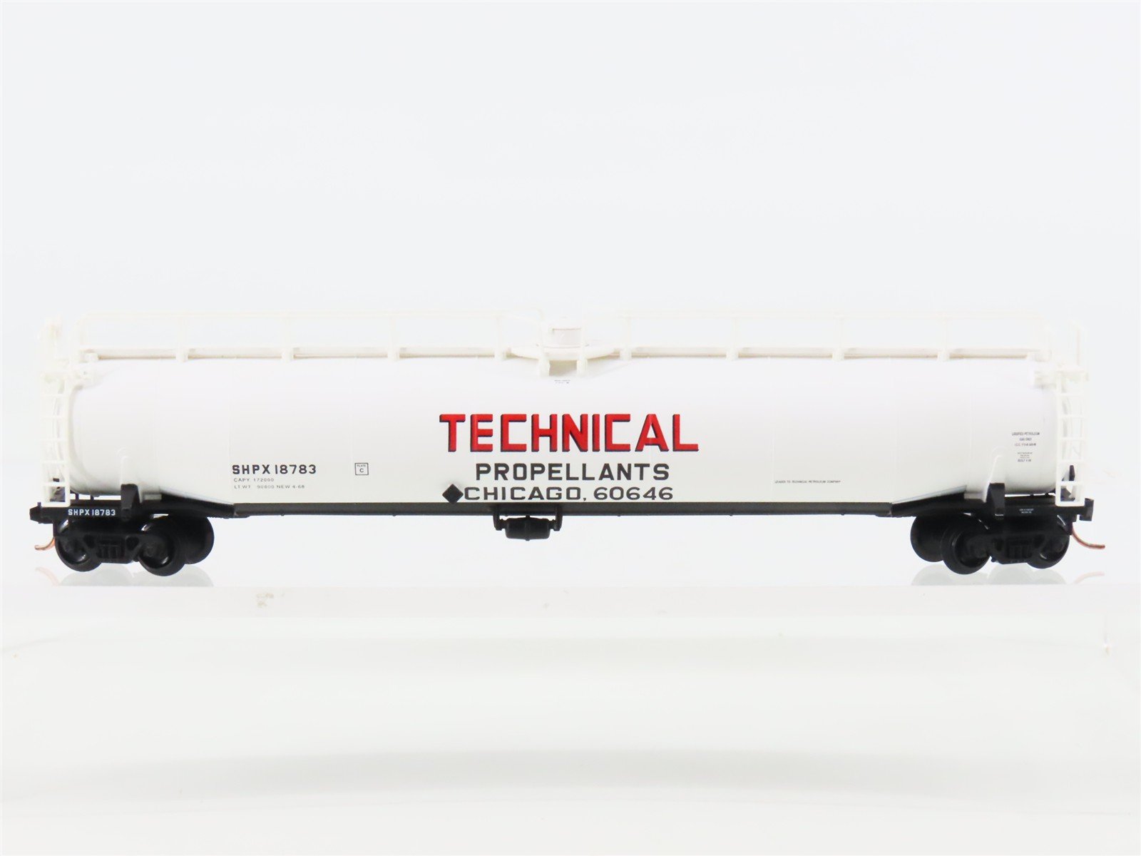 N Scale Atlas 37041 SHPX Technical Propellants 33,000 Gallon Tank Car #18783