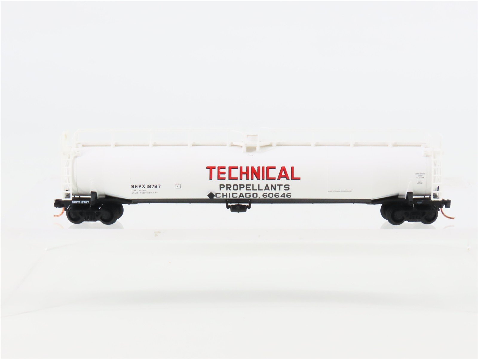 N Scale Atlas 37043 SHPX Technical Propellants 33,000 Gallon Tank Car #18787