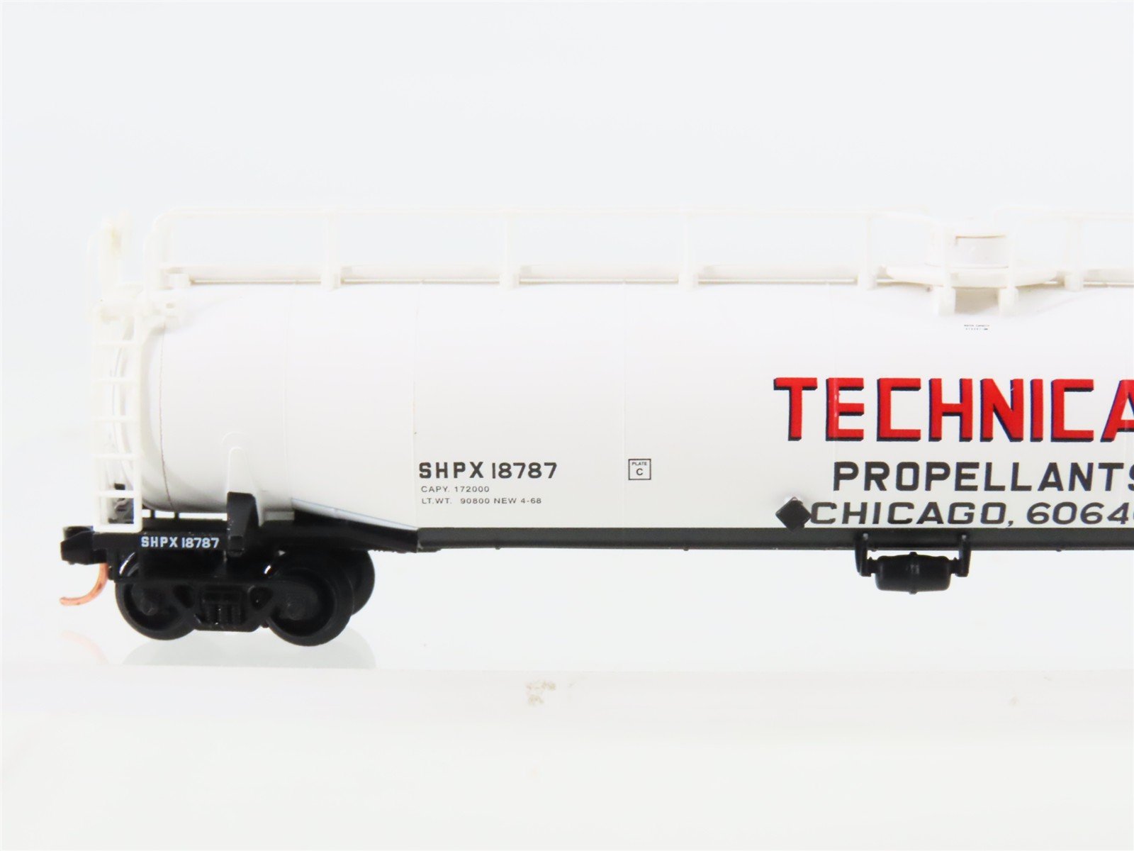 N Scale Atlas 37043 SHPX Technical Propellants 33,000 Gallon Tank Car #18787